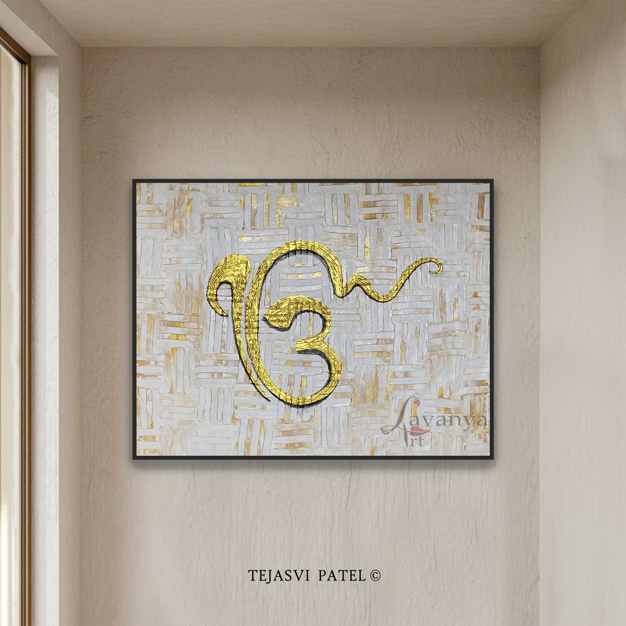 Ek Onkar Painting | Modern Sikh Spiritual Wall Art