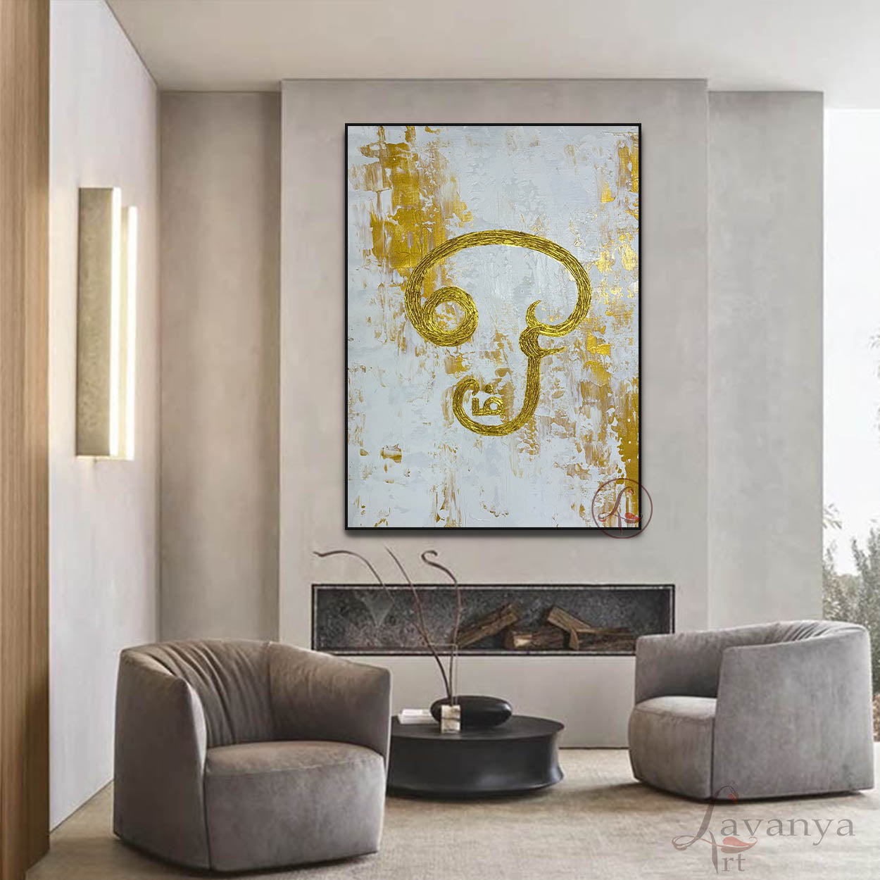 Tamil Om Painting | Handcrafted Spiritual Wall Art & Decor