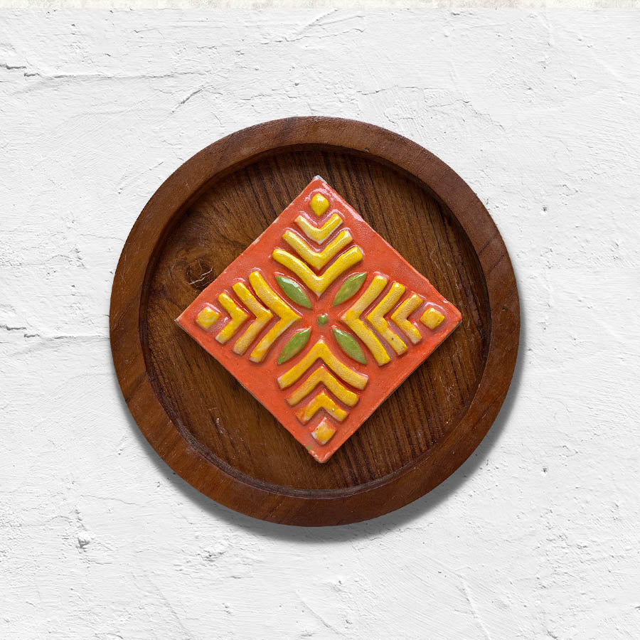 Ceramic Wall Art | Handmade Tile Frame Decorative Piece