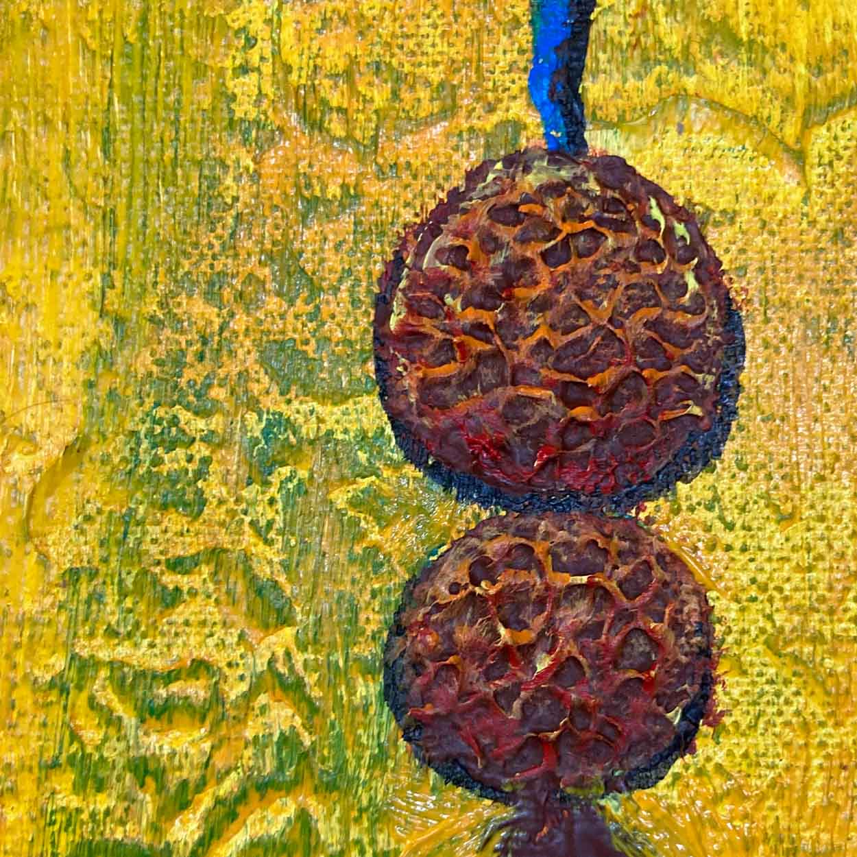 Modern Hindu Art Set of 3 | Ganesha Radha Krishna Om Abstract Canvas Paintings