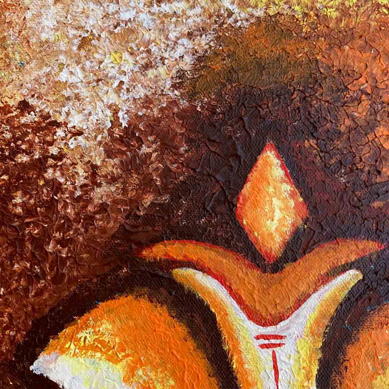 Extra Large Ganesha Painting | Original Indian Art