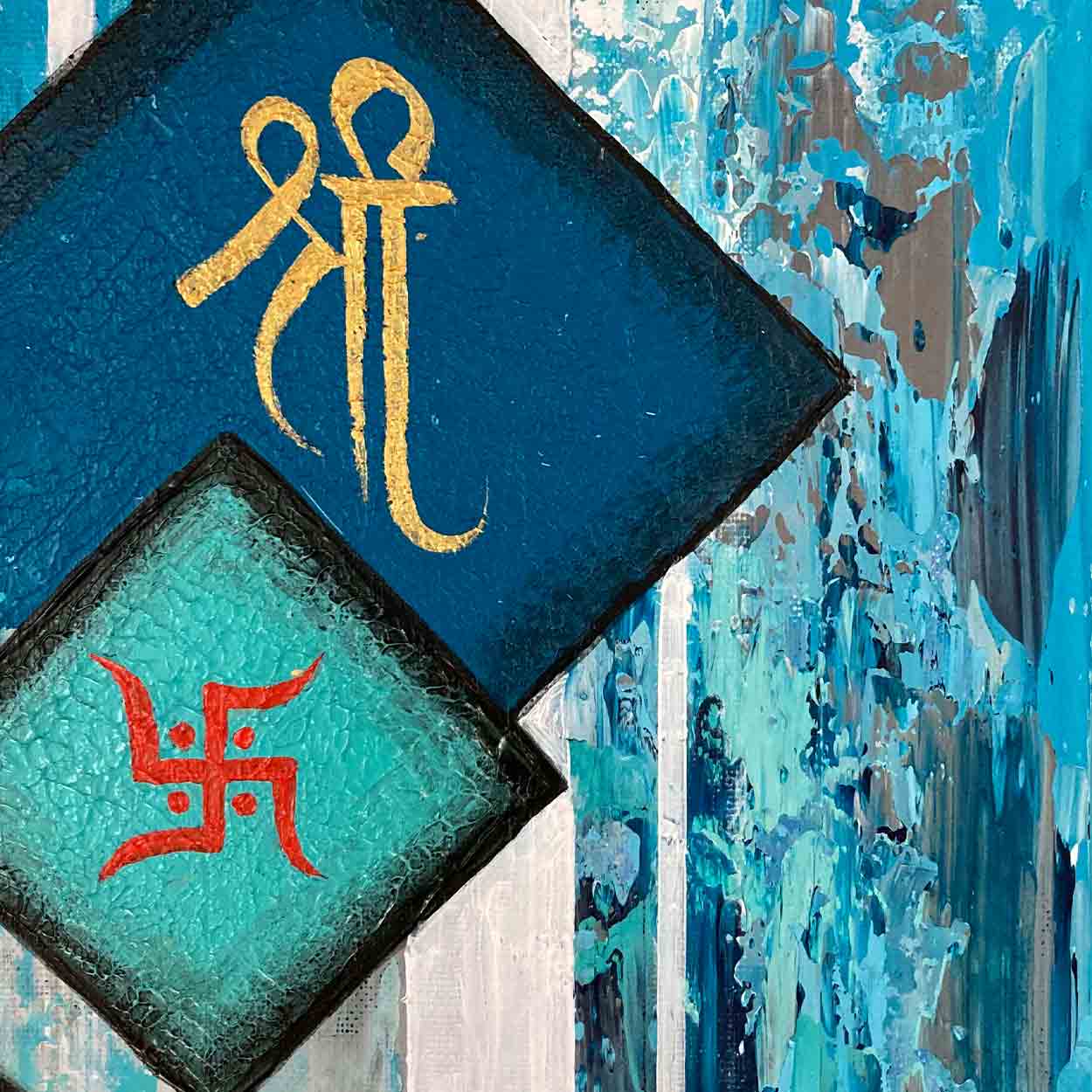 Original Ganesh Painting | Luxury Handmade Artwork