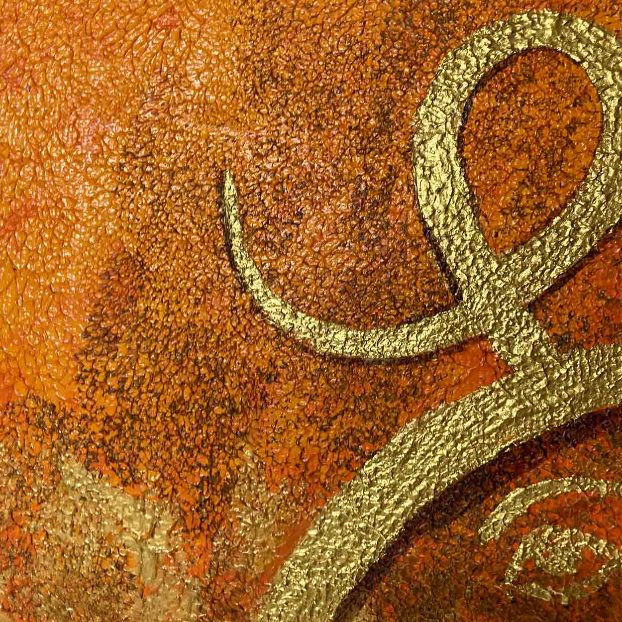 Minimalist Ganapati Art | Modern Indian Canvas Painting