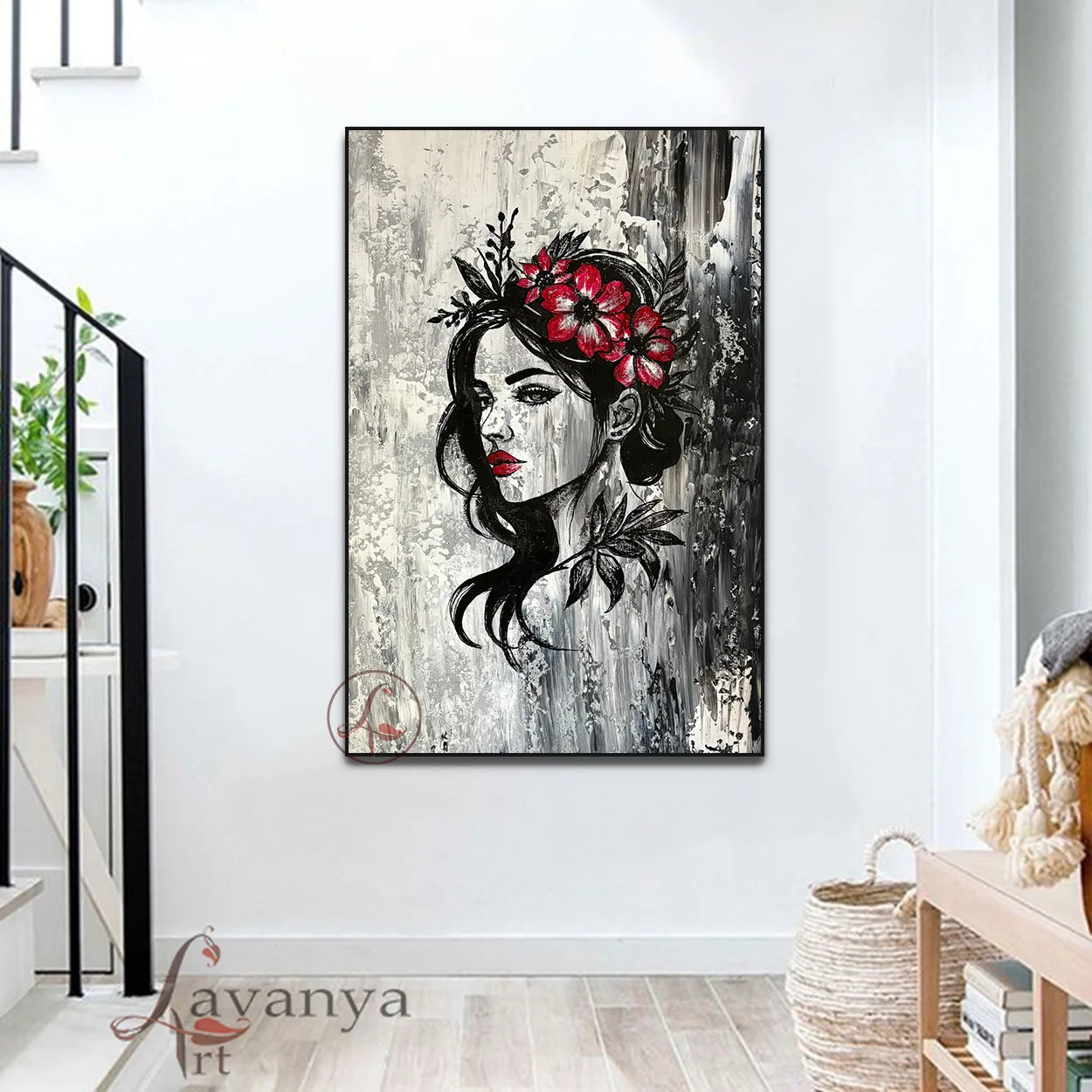 Abstract Figurative Wall Art | Original Canvas Painting