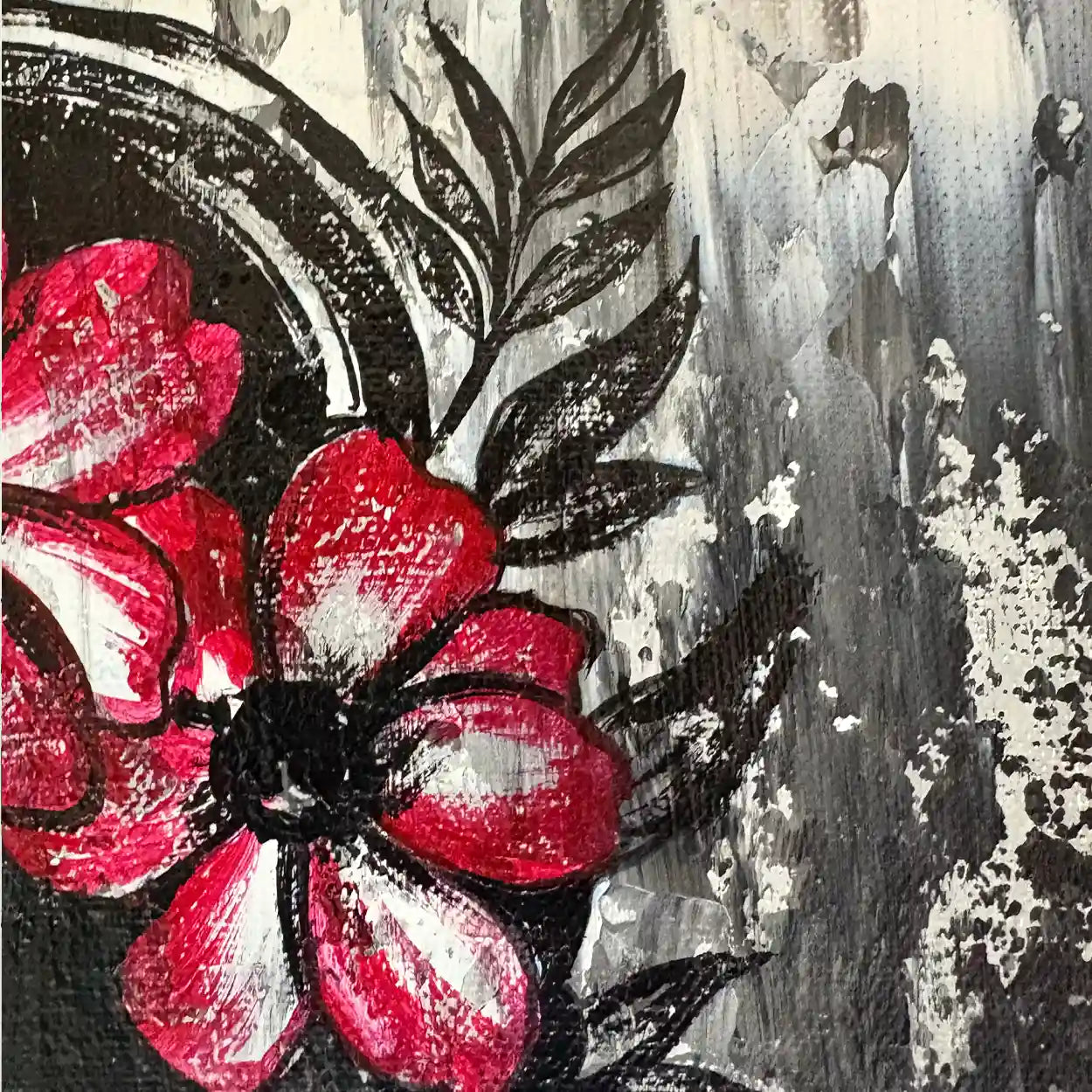 Abstract Figurative Wall Art | Original Canvas Painting