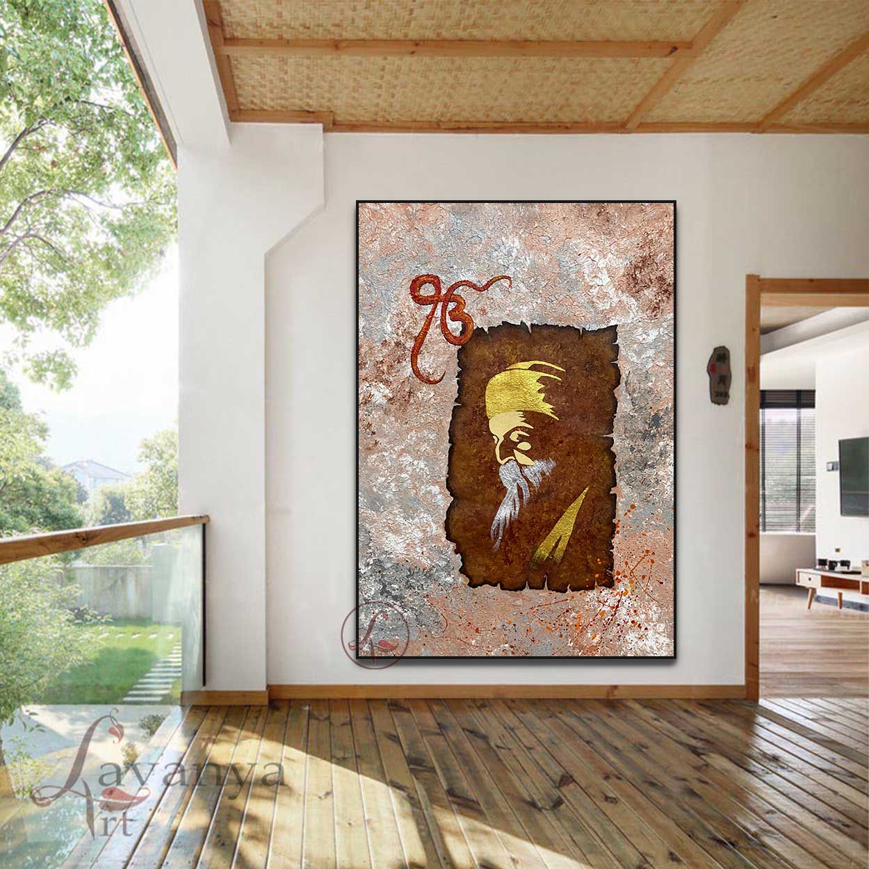 Guru Nanak Painting | Original Sikh Home Decor Art