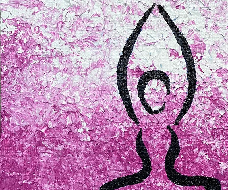 Yoga Pose Canvas Art Set | Meditation Studio Wall Decor