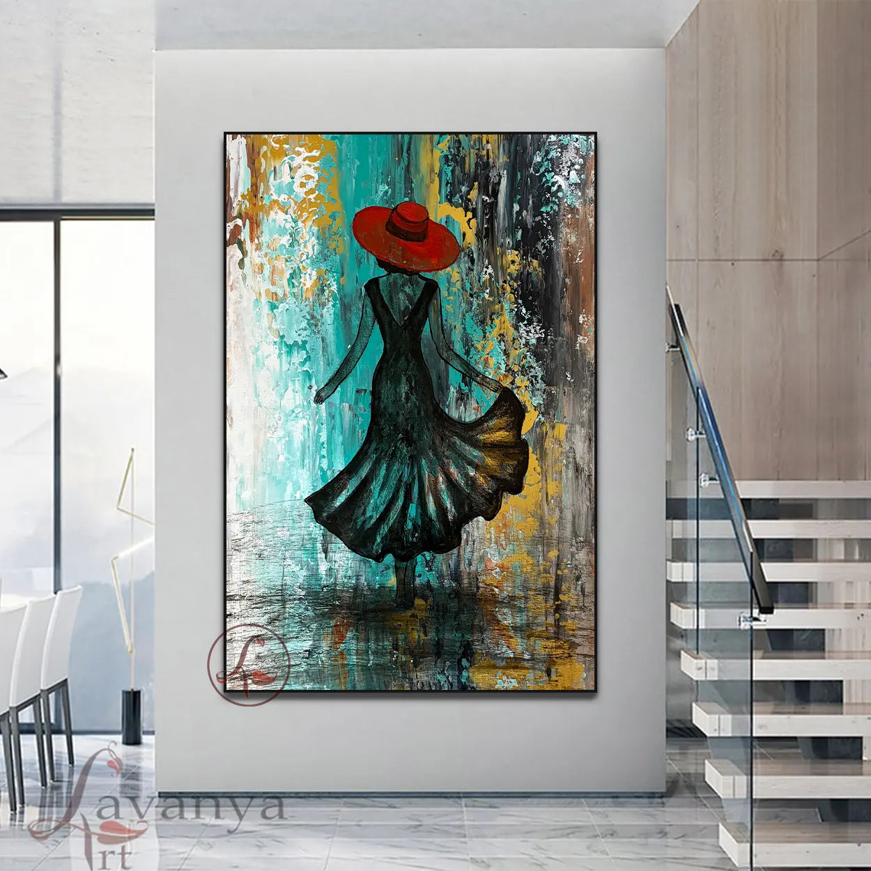 Modern Figurative Canvas Art | Abstract Contemporary Painting