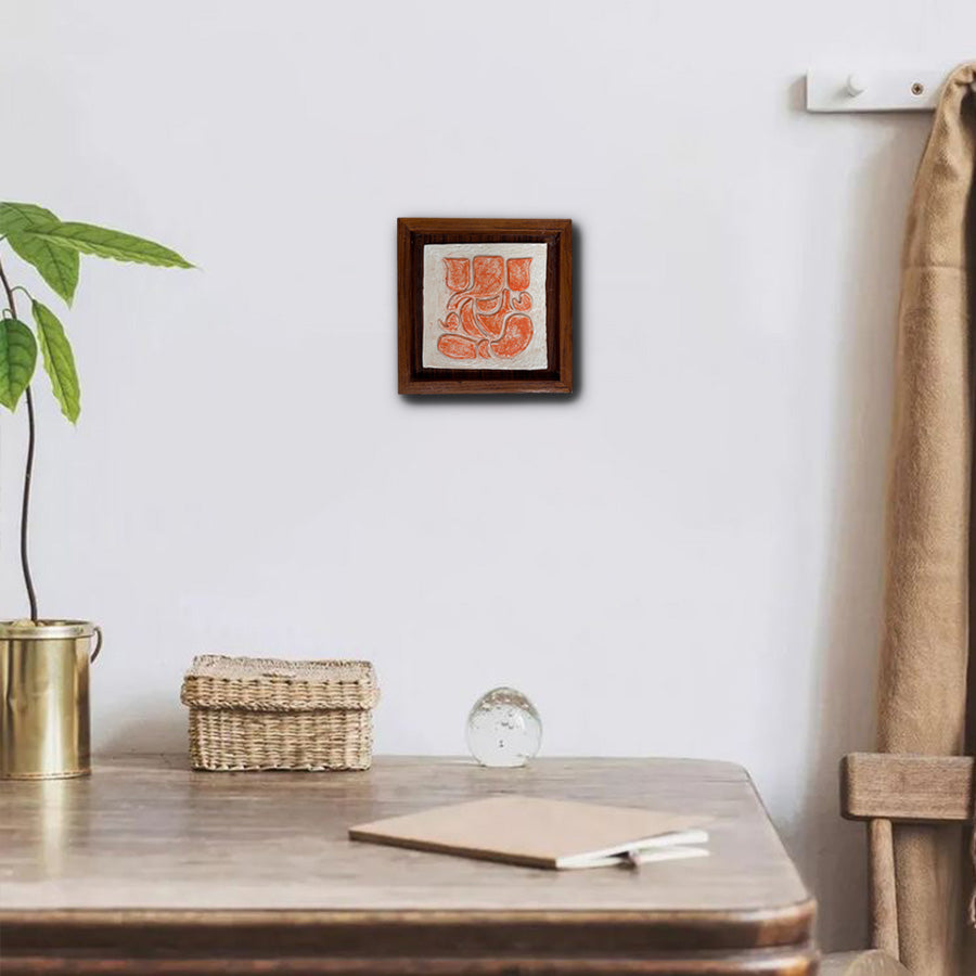 Ceramic Wall Art | Handmade Tile Framed Farmhouse Decor
