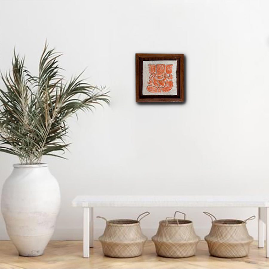 Ceramic Wall Art | Handmade Tile Framed Farmhouse Decor