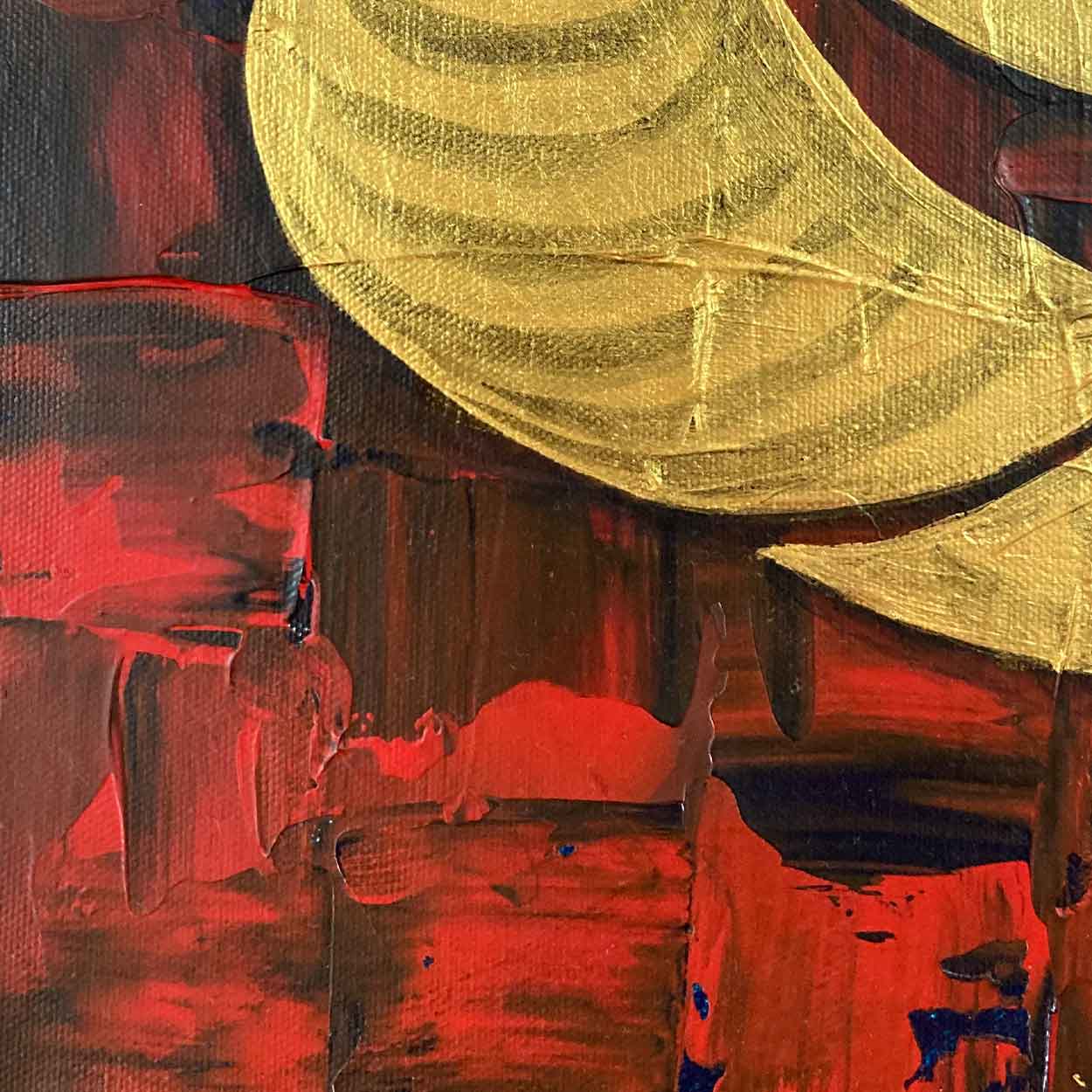 Abstract Ganesha Painting | Indian Modern Wall Art