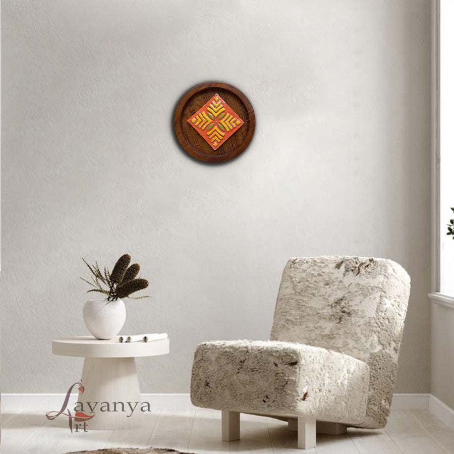 Ceramic Wall Art | Handmade Tile Frame Decorative Piece