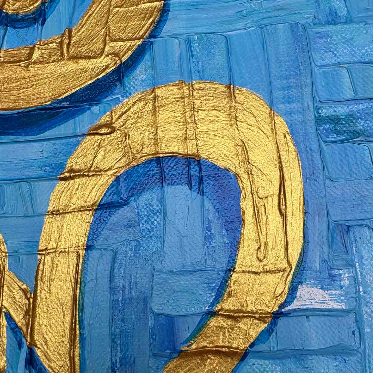 Om Abstract Painting | Handmade Indian Textured Art