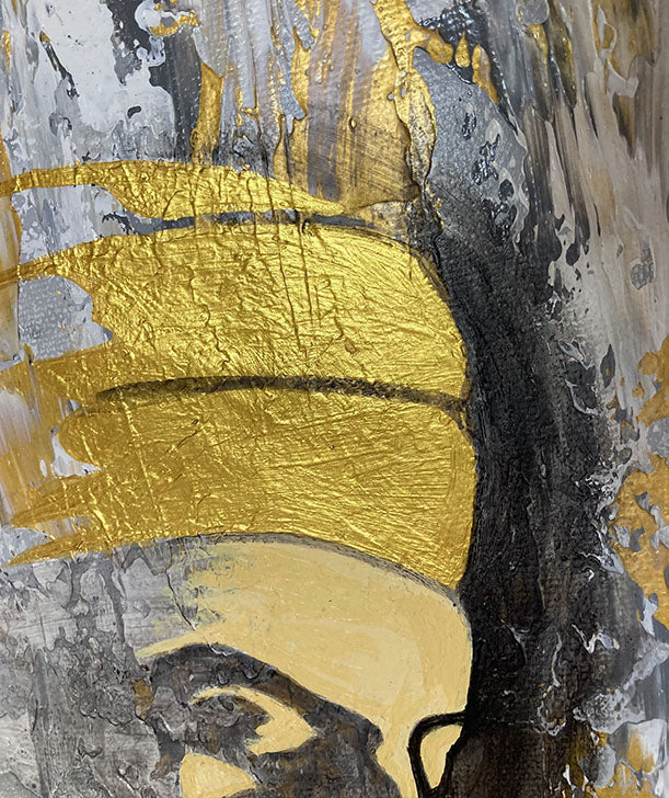 Abstract Sikh Art | Guru Nanak Dev Ji Canvas Art