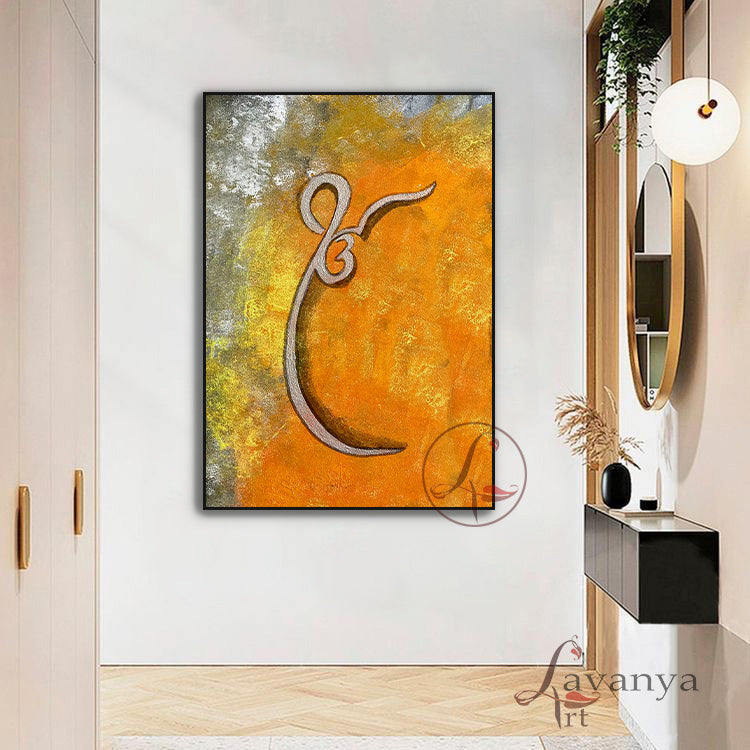 Ek Onkar Painting | Modern Sikh Spiritual Wall Art