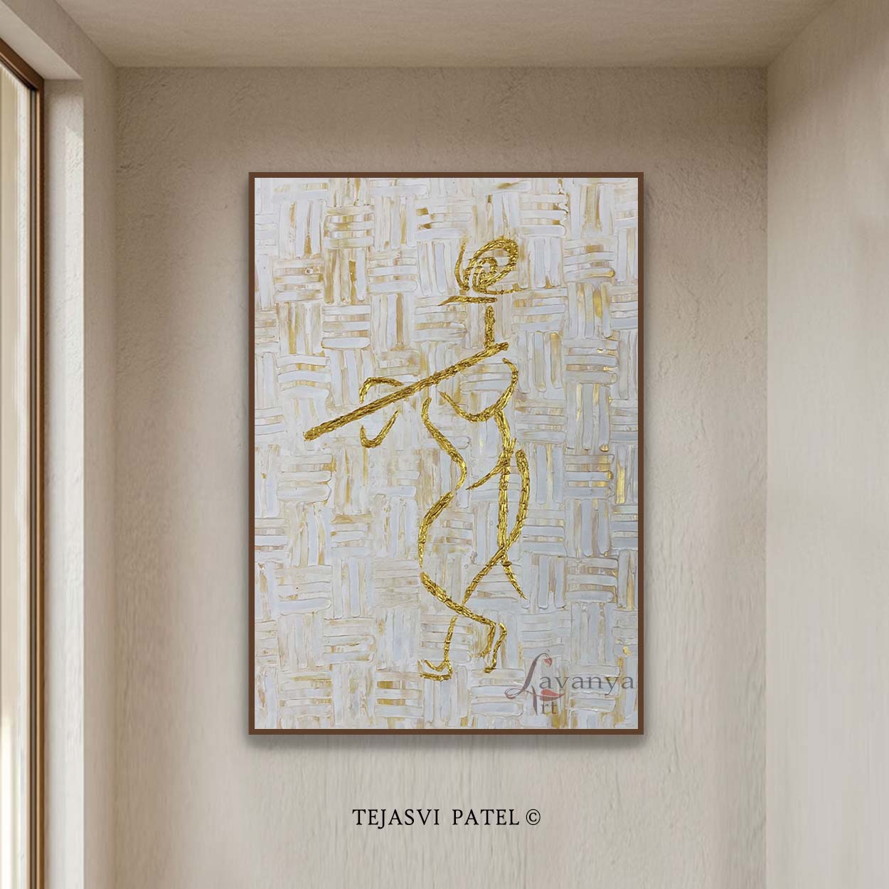 Krishna Canvas Painting | Contemporary Indian Art
