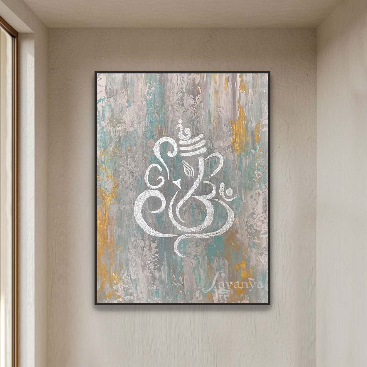 HANDMADE GANESHA PAINTING