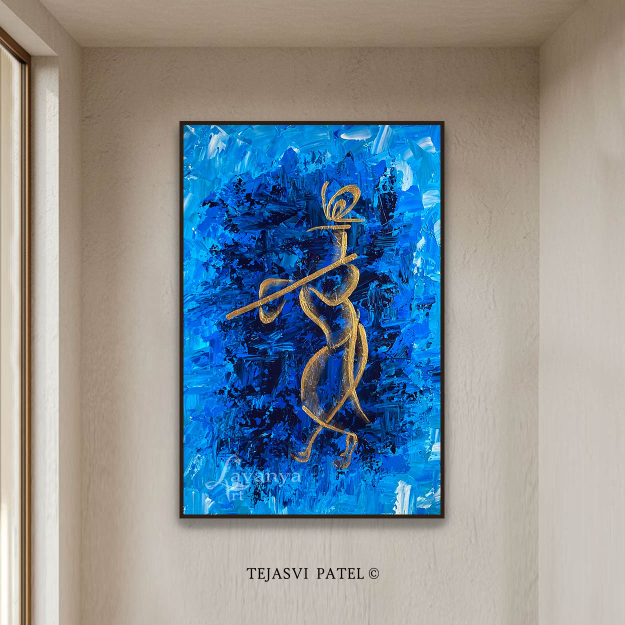 Radha Krishna Painting | Modern Hindu Wall Art