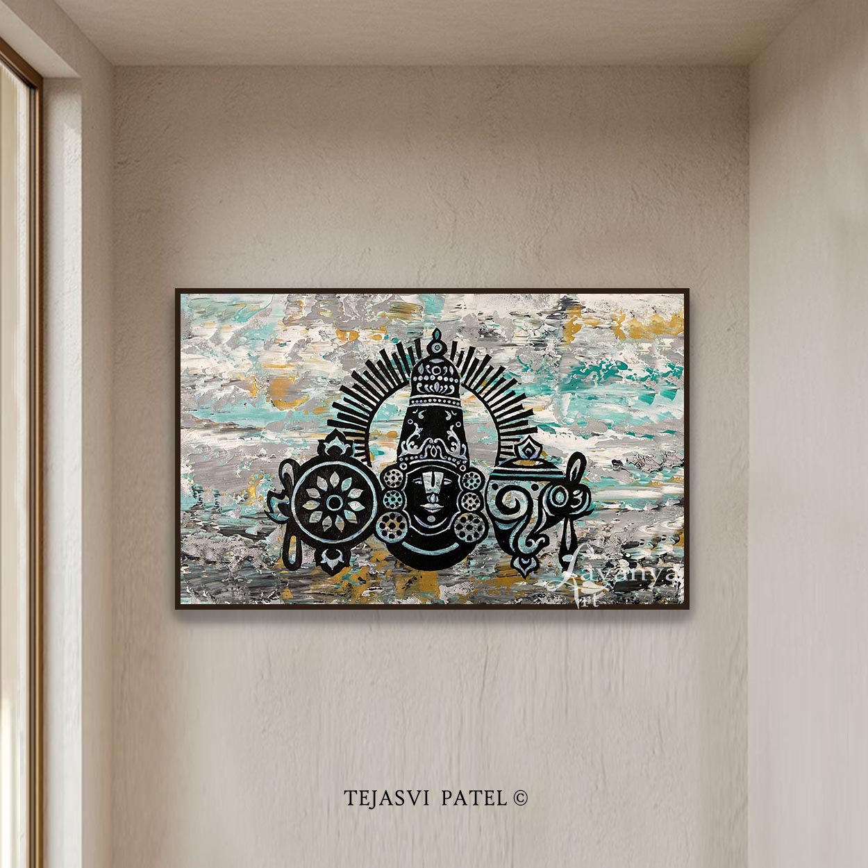 Lord Tirupati Balaji Painting | Spiritual Hindu Artwork for Home
