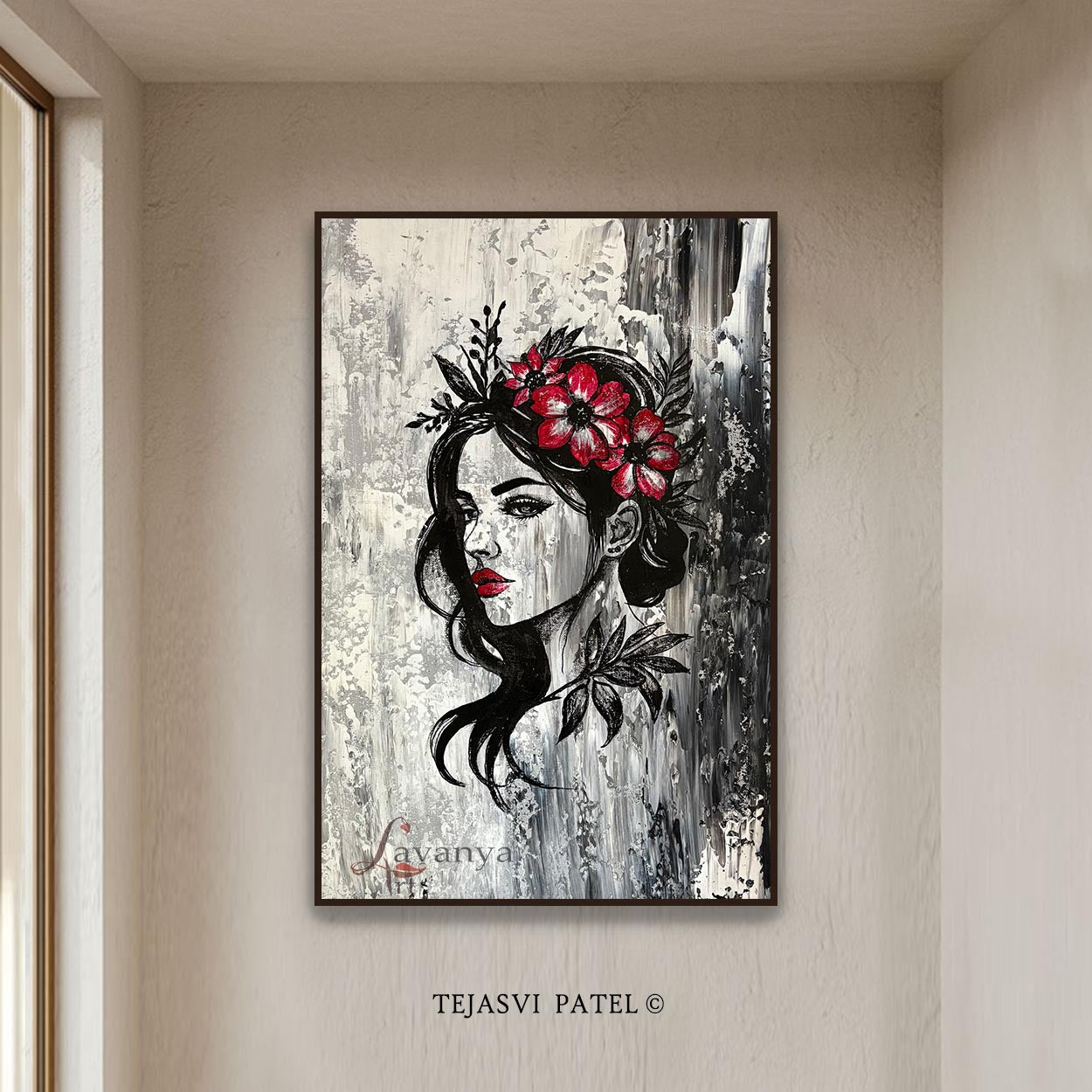 Abstract Figurative Wall Art | Original Canvas Painting