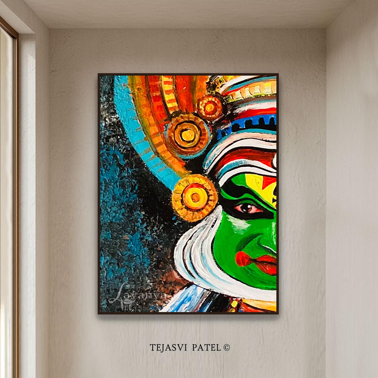 Kathakali Painting | Handcrafted Kerala Art for Home Decor