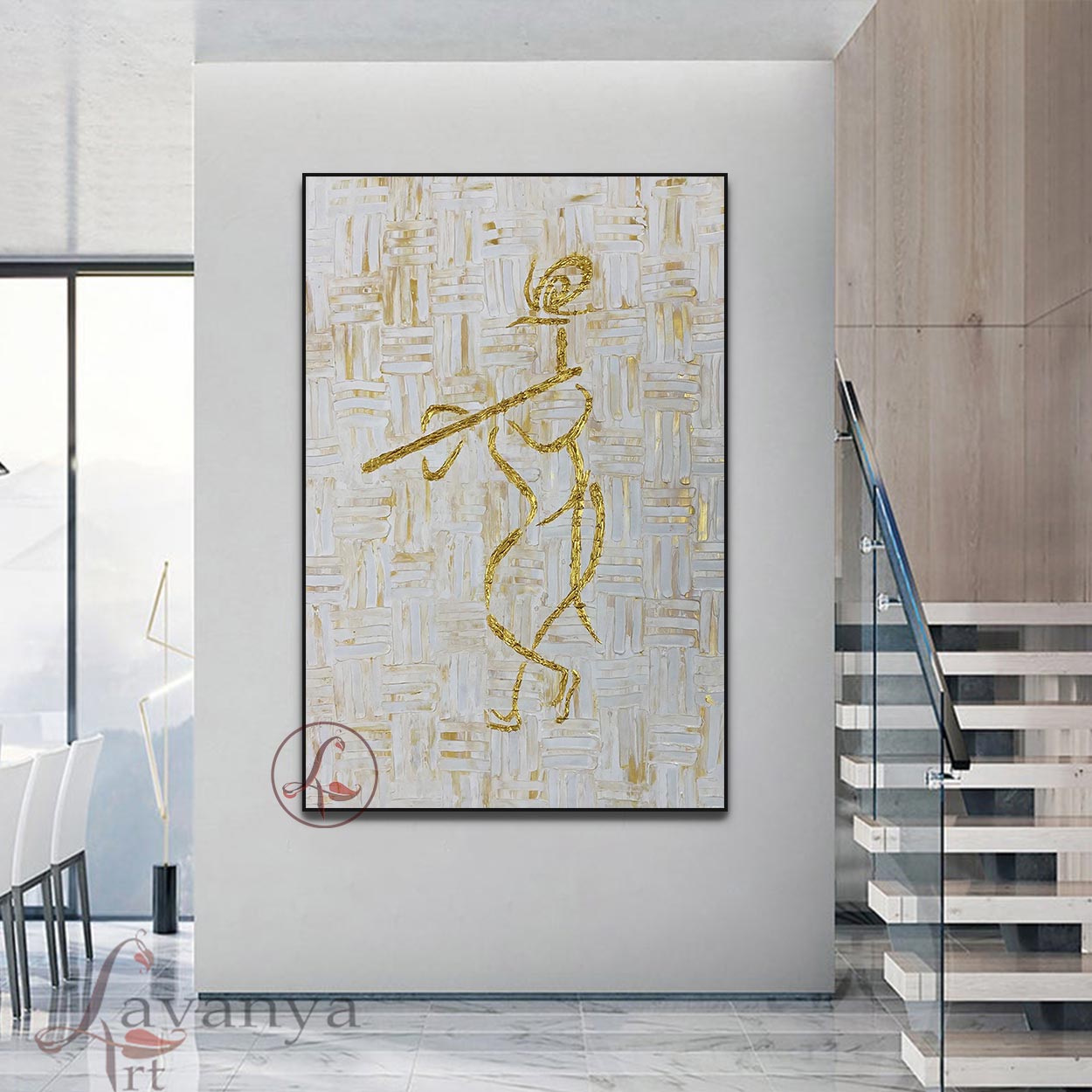 Krishna Canvas Painting | Contemporary Indian Art
