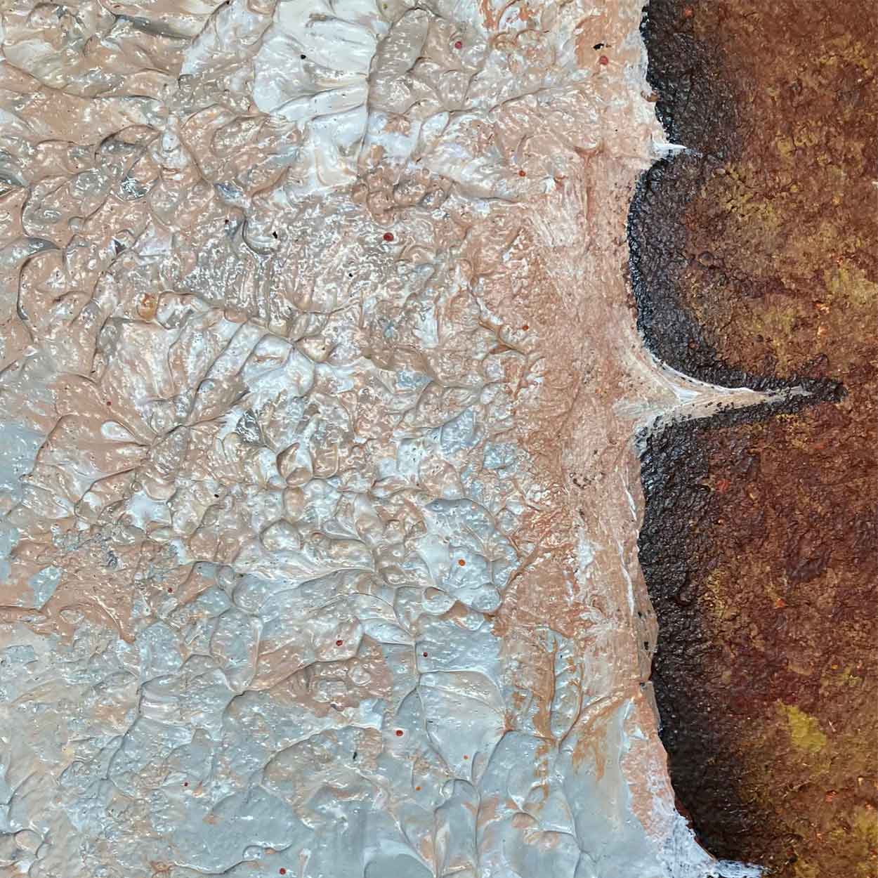 Textured Krishna Painting | Modern Indian Home Decor