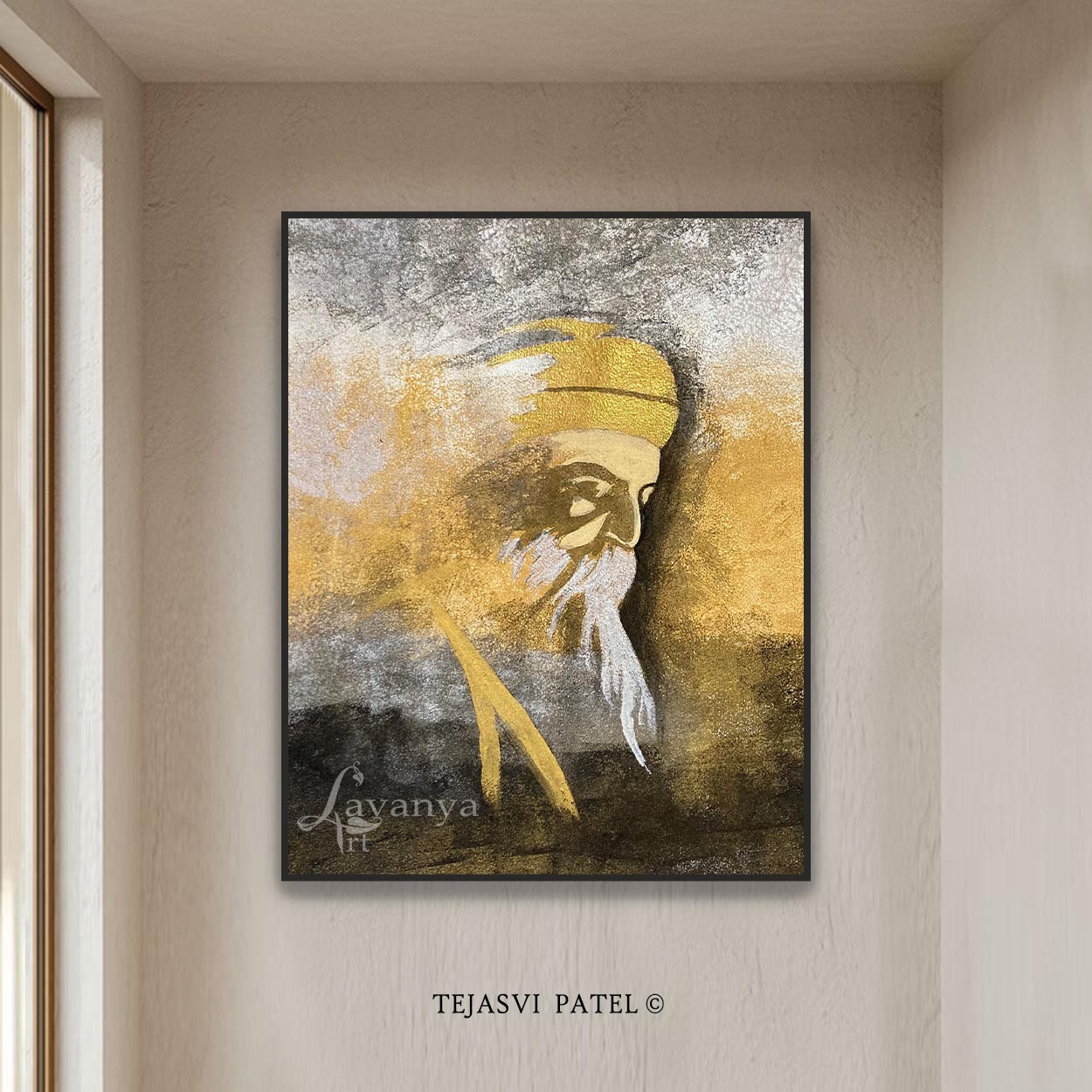 Guru Nanak Painting | Original Sikh Home Decor Art