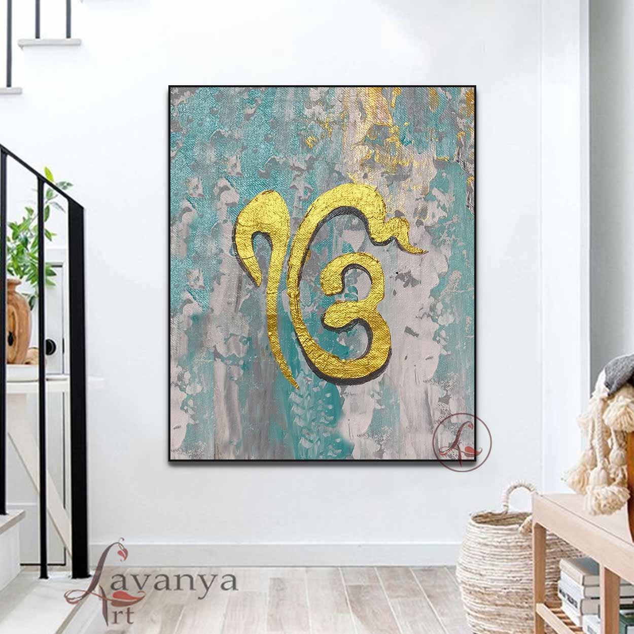 Guru Nanak Art | Sikh Spiritual Home Wall Decor