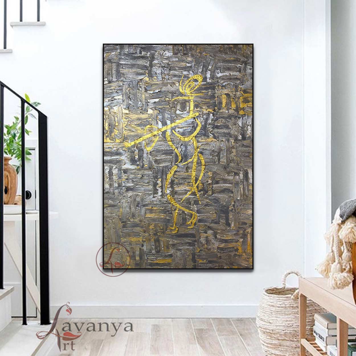Krishna Wall Art | Contemporary Indian Spiritual Decor