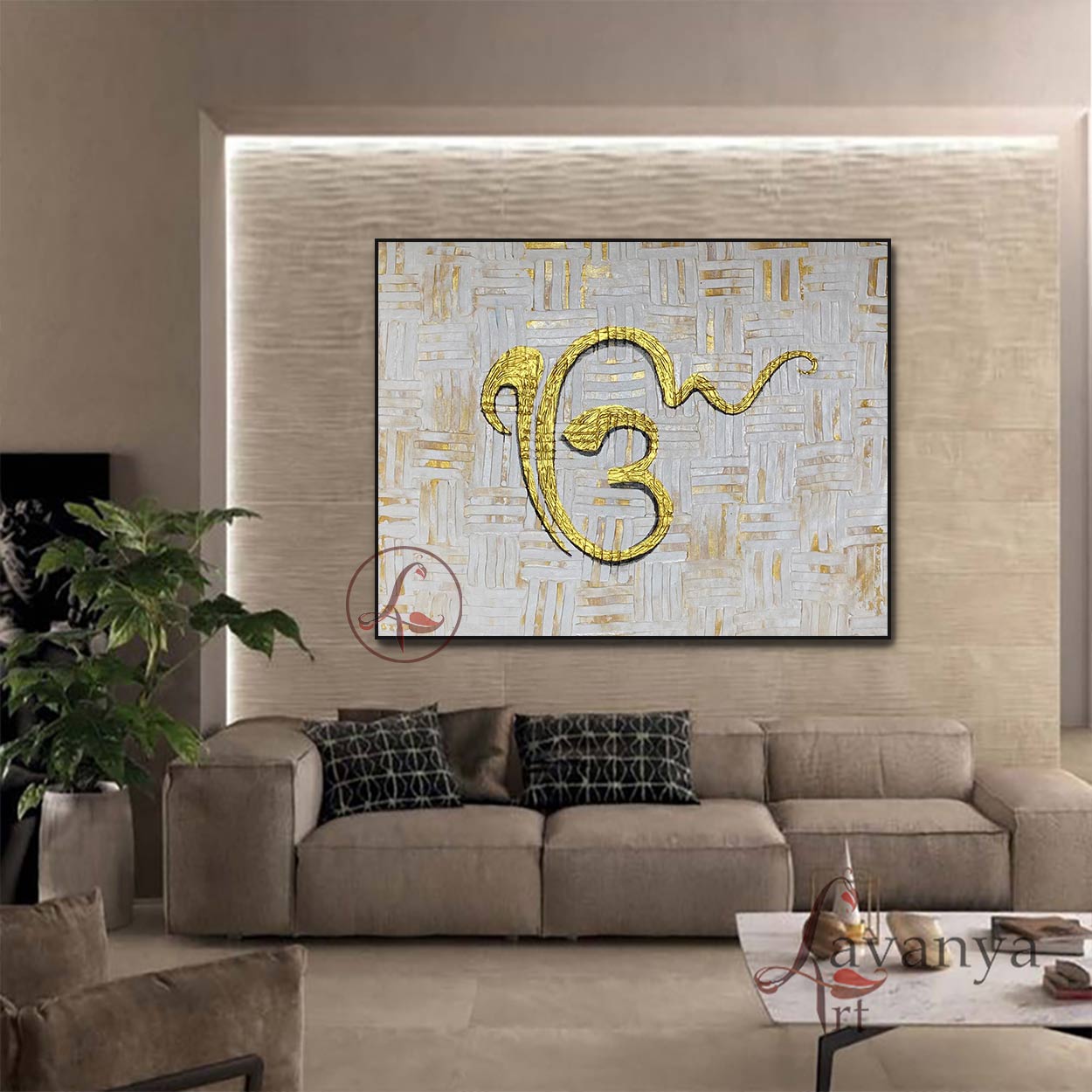 Ek Onkar Painting | Modern Sikh Spiritual Wall Art