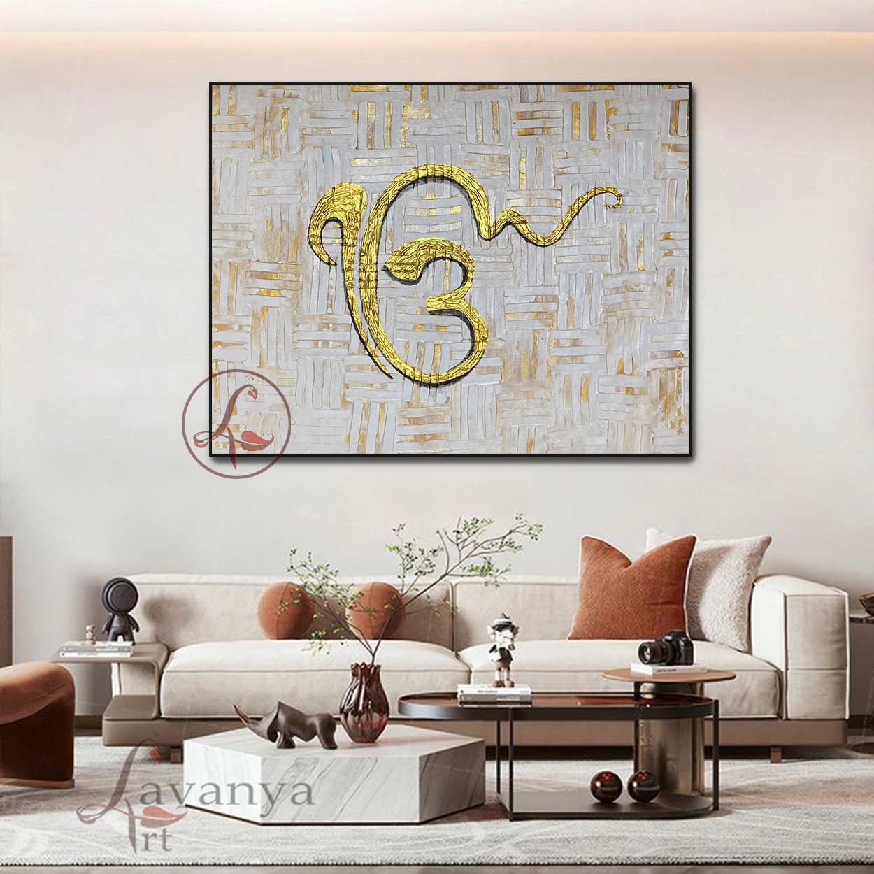 Ek Onkar Painting | Modern Sikh Spiritual Wall Art
