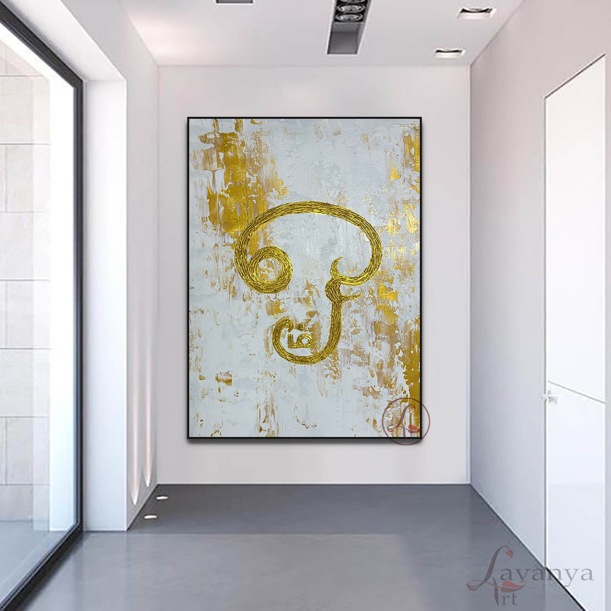 Tamil Om Painting | Handcrafted Spiritual Wall Art & Decor