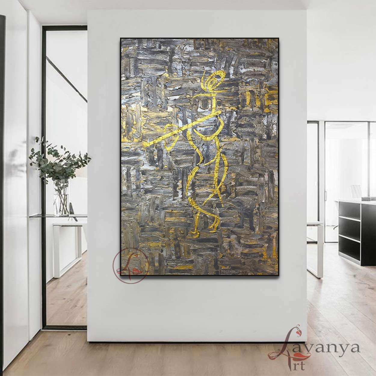 Krishna Wall Art | Contemporary Indian Spiritual Decor