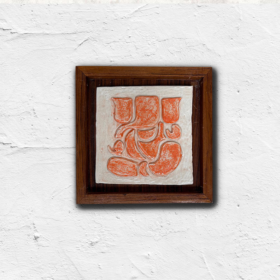 Ceramic Wall Art | Handmade Tile Framed Farmhouse Decor