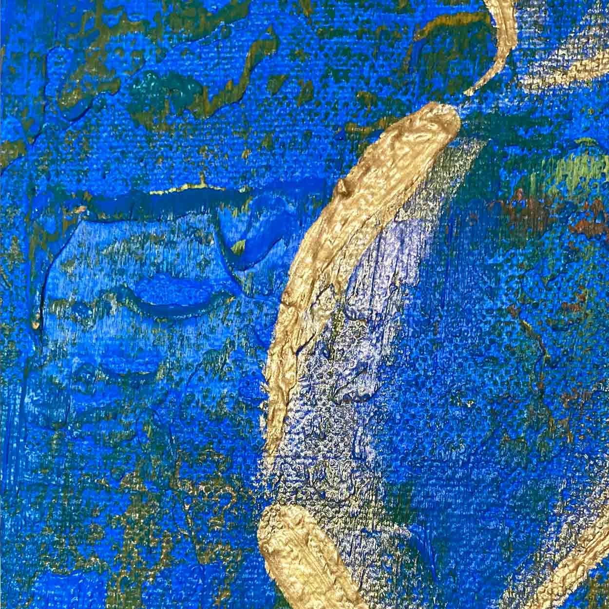 Modern Hindu Art Set of 3 | Ganesha Radha Krishna Om Abstract Canvas Paintings