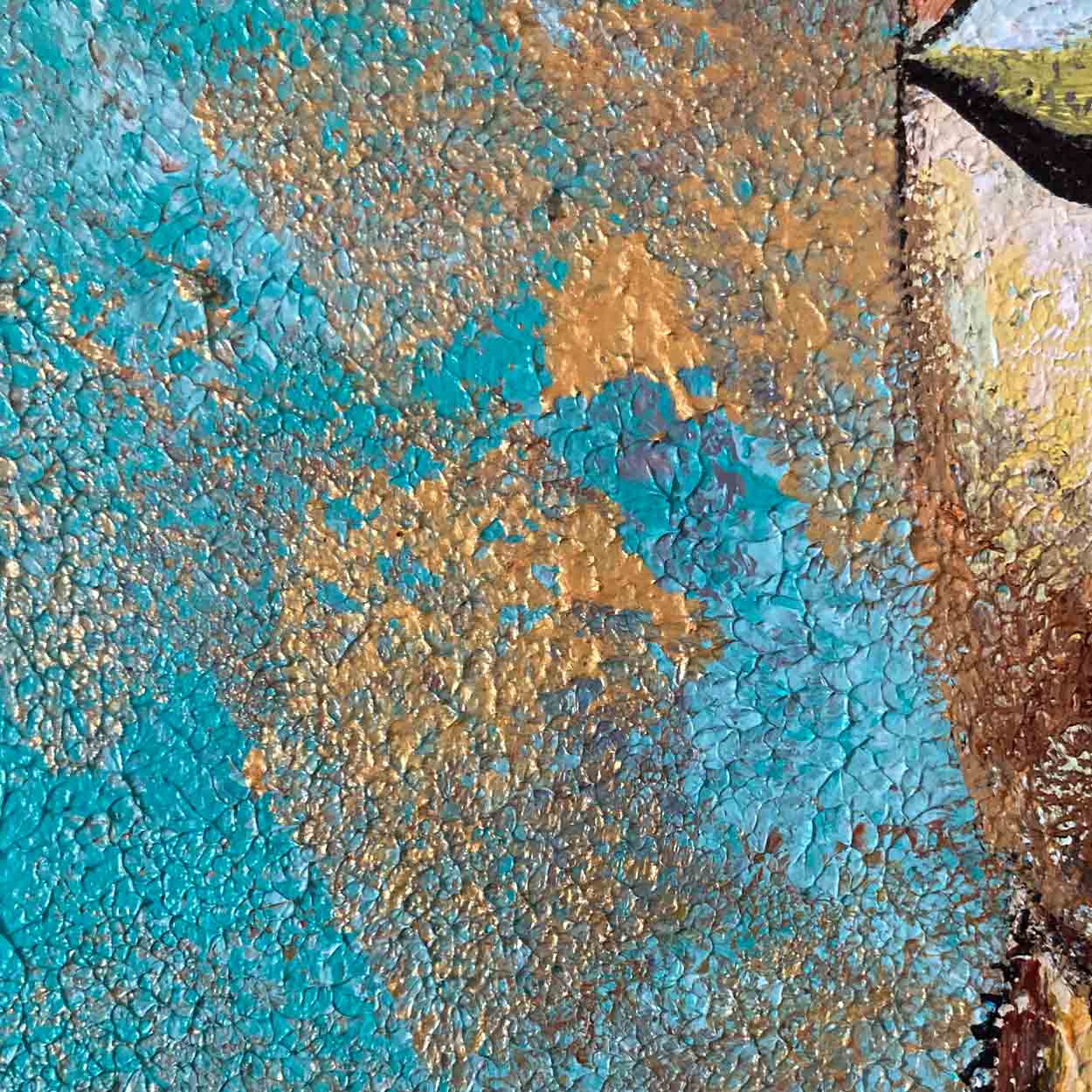 Abstract Buddha Painting | Modern Spiritual Wall Art