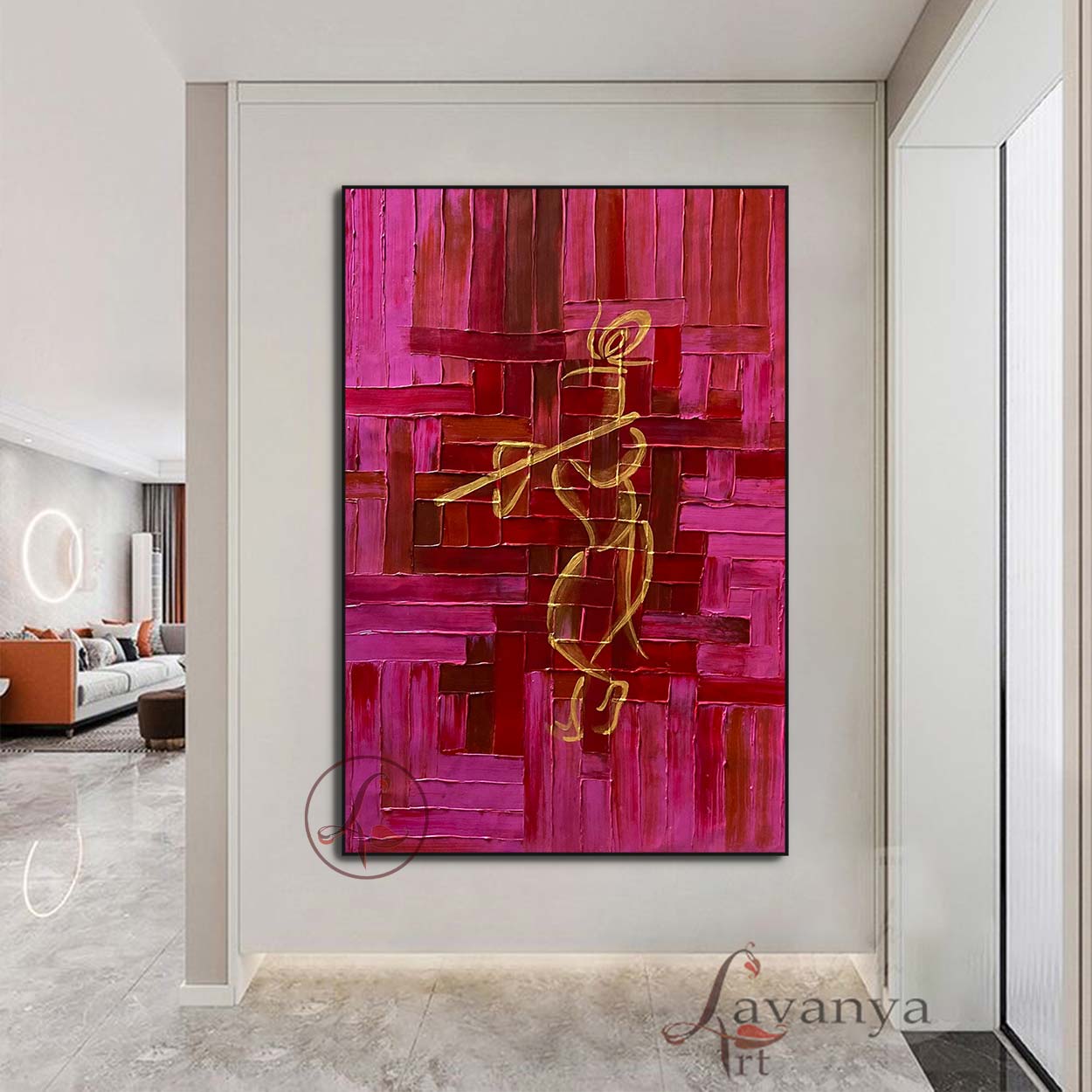 Krishna Modern Canvas | Contemporary Indian Art