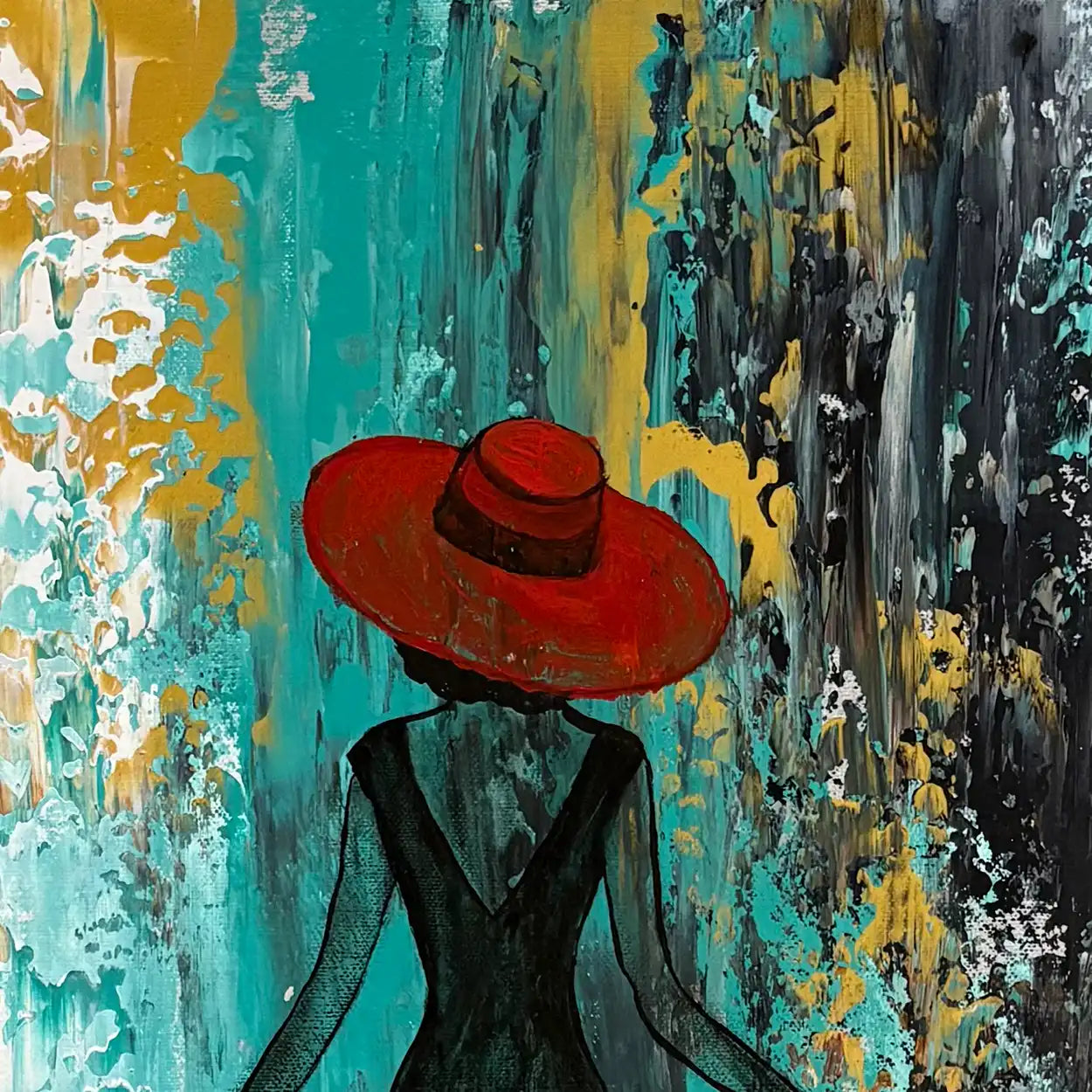 Modern Figurative Canvas Art | Abstract Contemporary Painting
