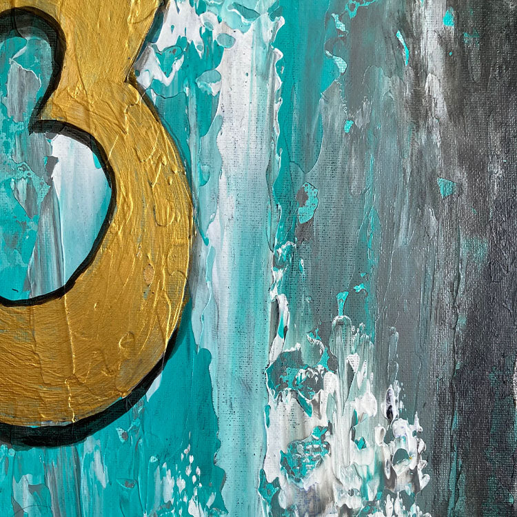 Ek Onkar Abstract Art | Original Sikh Canvas Painting