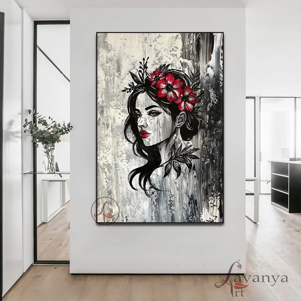 Abstract Figurative Wall Art | Original Canvas Painting
