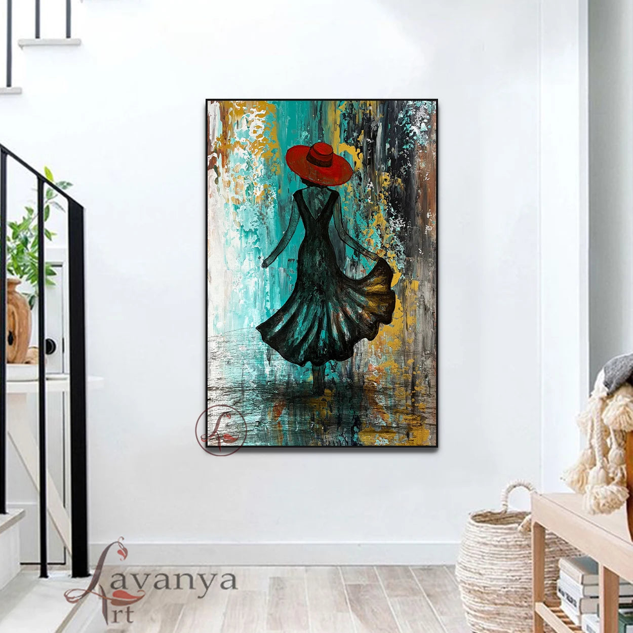 Modern Figurative Canvas Art | Abstract Contemporary Painting