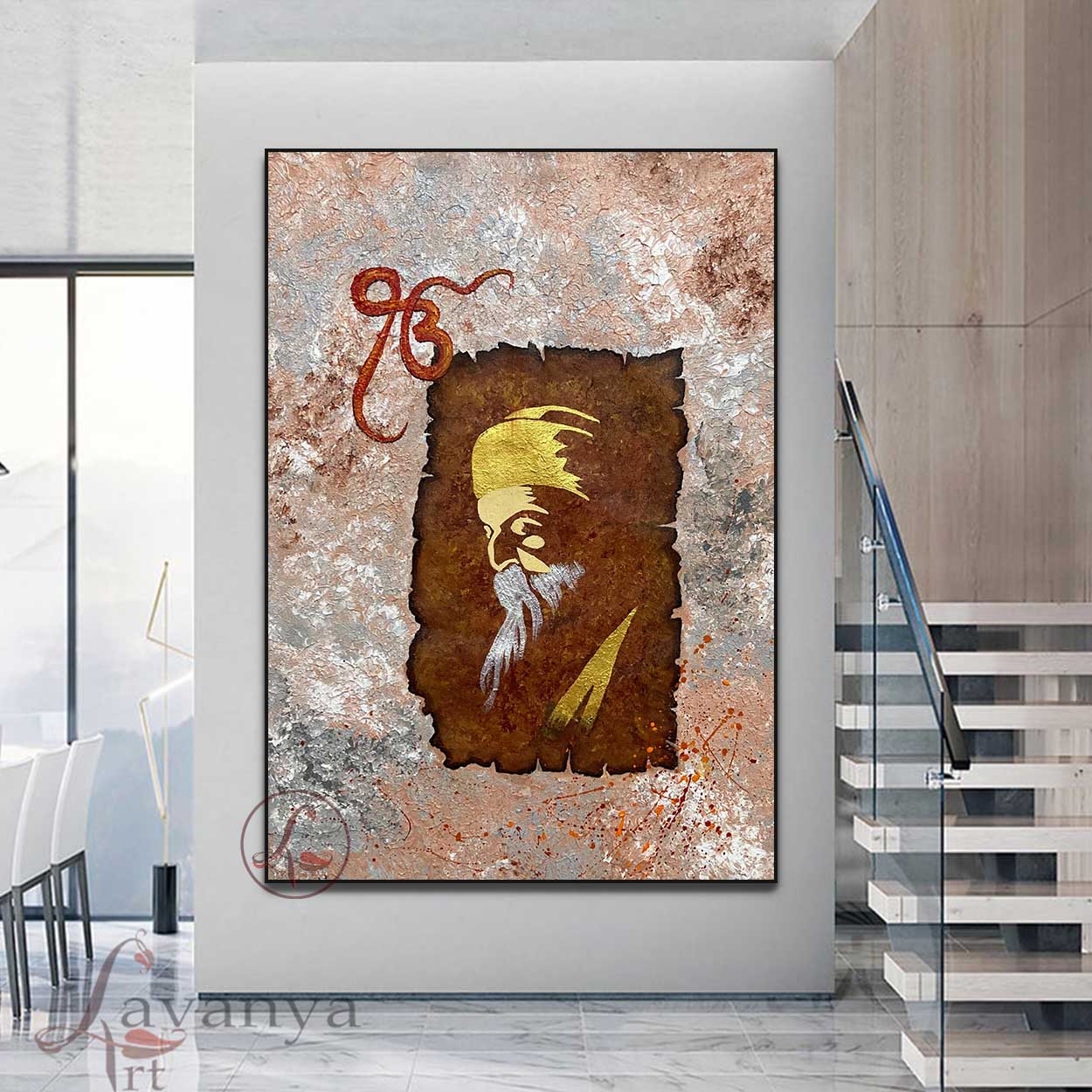 Guru Nanak Painting | Original Sikh Home Decor Art
