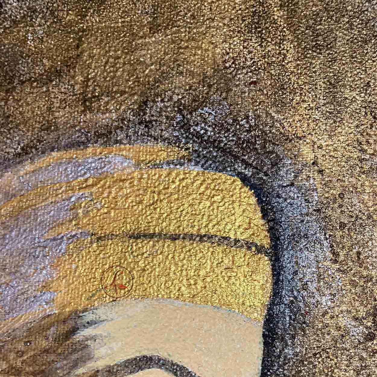 Guru Nanak Dev Ji Art | Abstract Sikh Canvas Painting