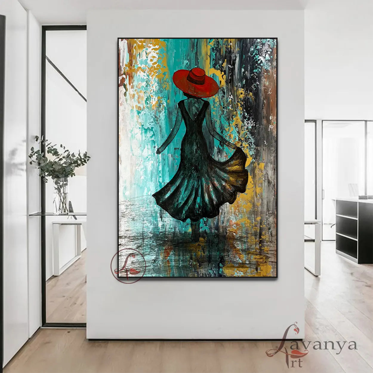 Modern Figurative Canvas Art | Abstract Contemporary Painting
