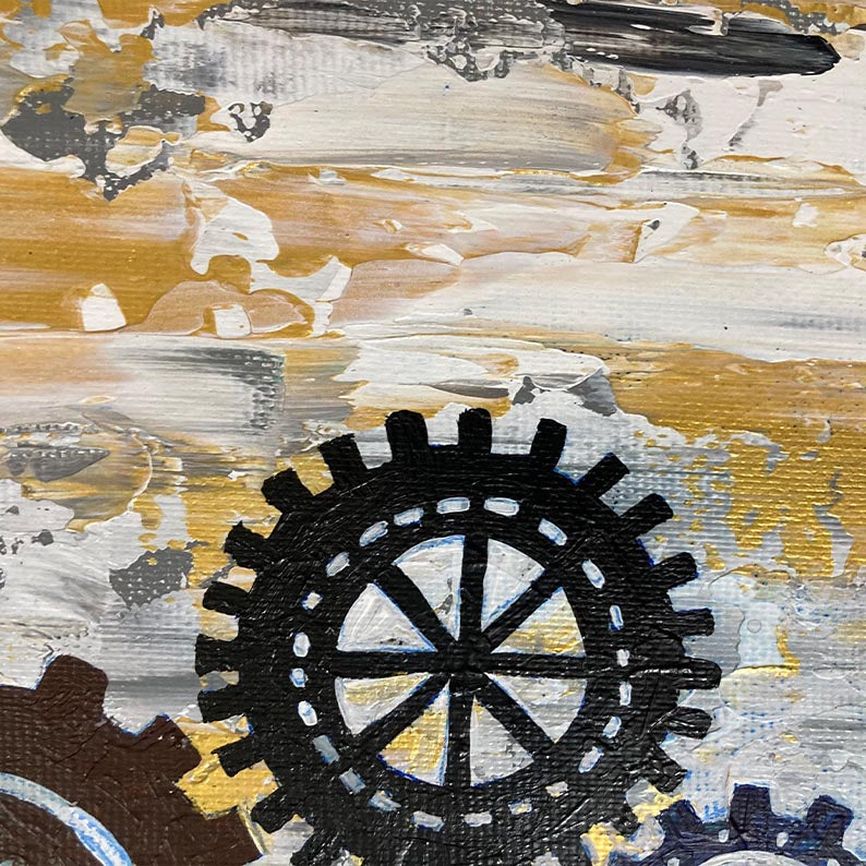 Modern Office Art | Abstract Canvas Painting