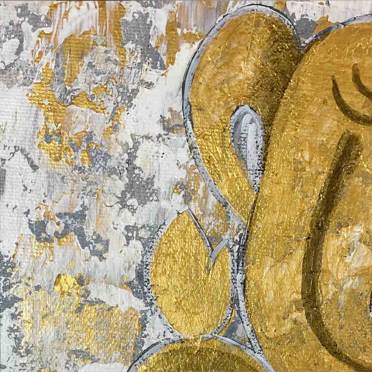 Abstract Ganesha Painting | Indian Modern Wall Art