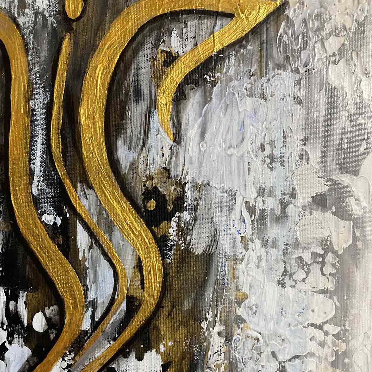 Textured Ganesha Painting | Handmade Indian Art