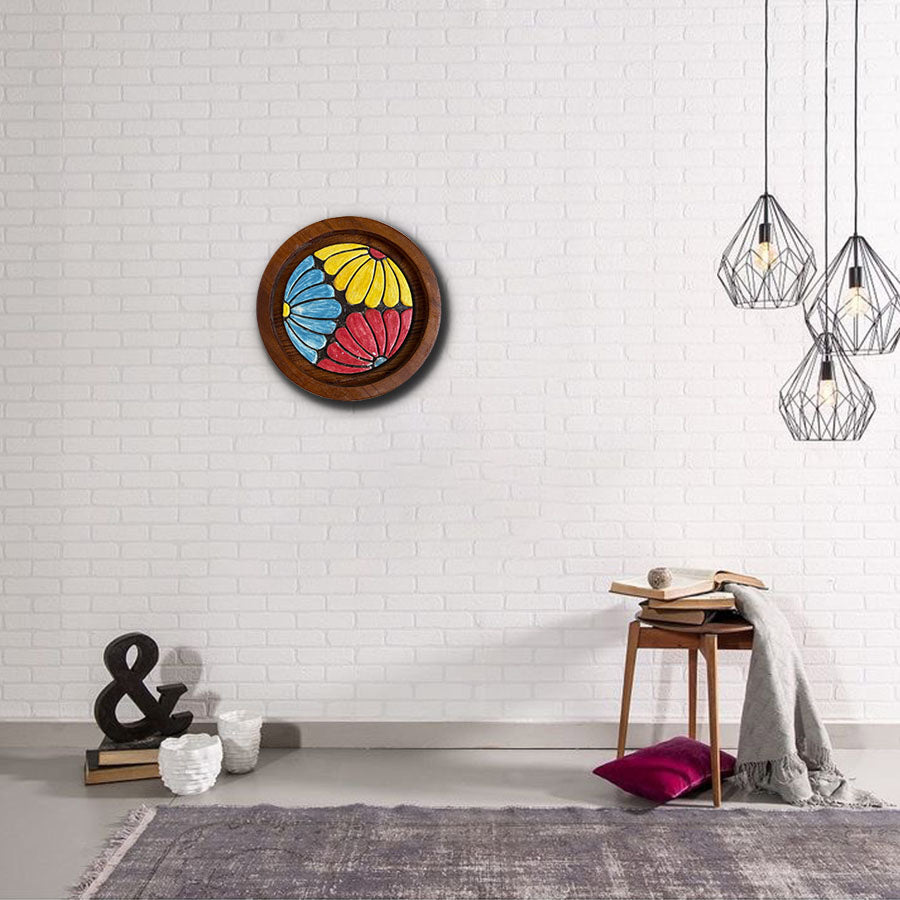 Ceramic Wall Sculpture | Handmade Tile Frame Farmhouse Decor