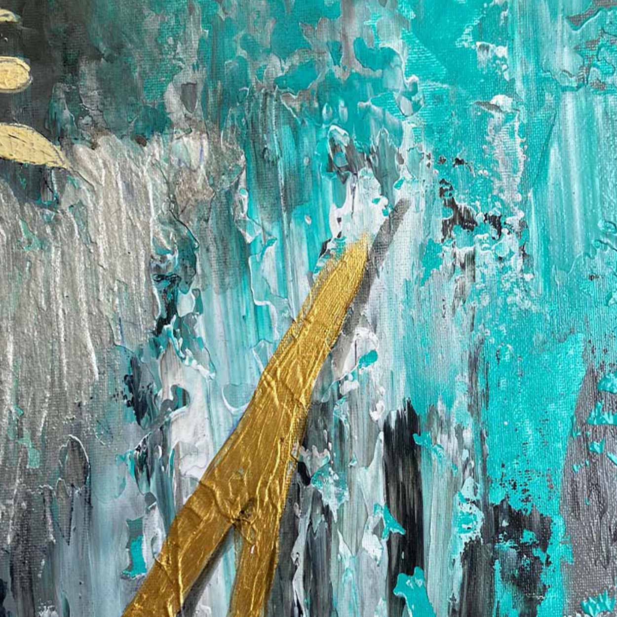 Abstract Sikh Art | Guru Nanak Dev Ji Canvas Art
